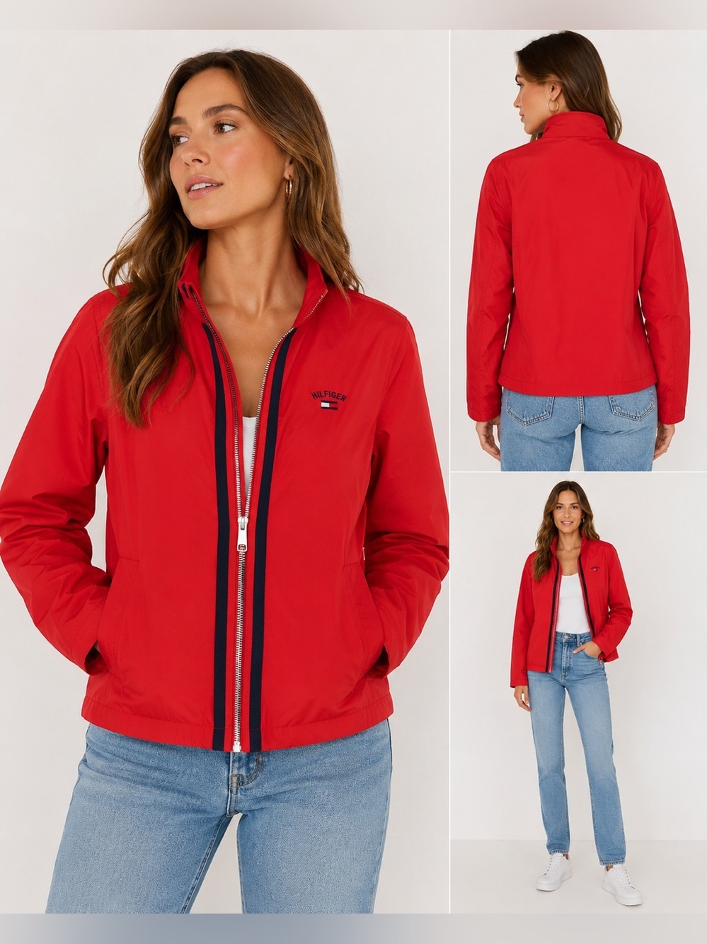 Y2K Tommy Hilfiger wind jacket.